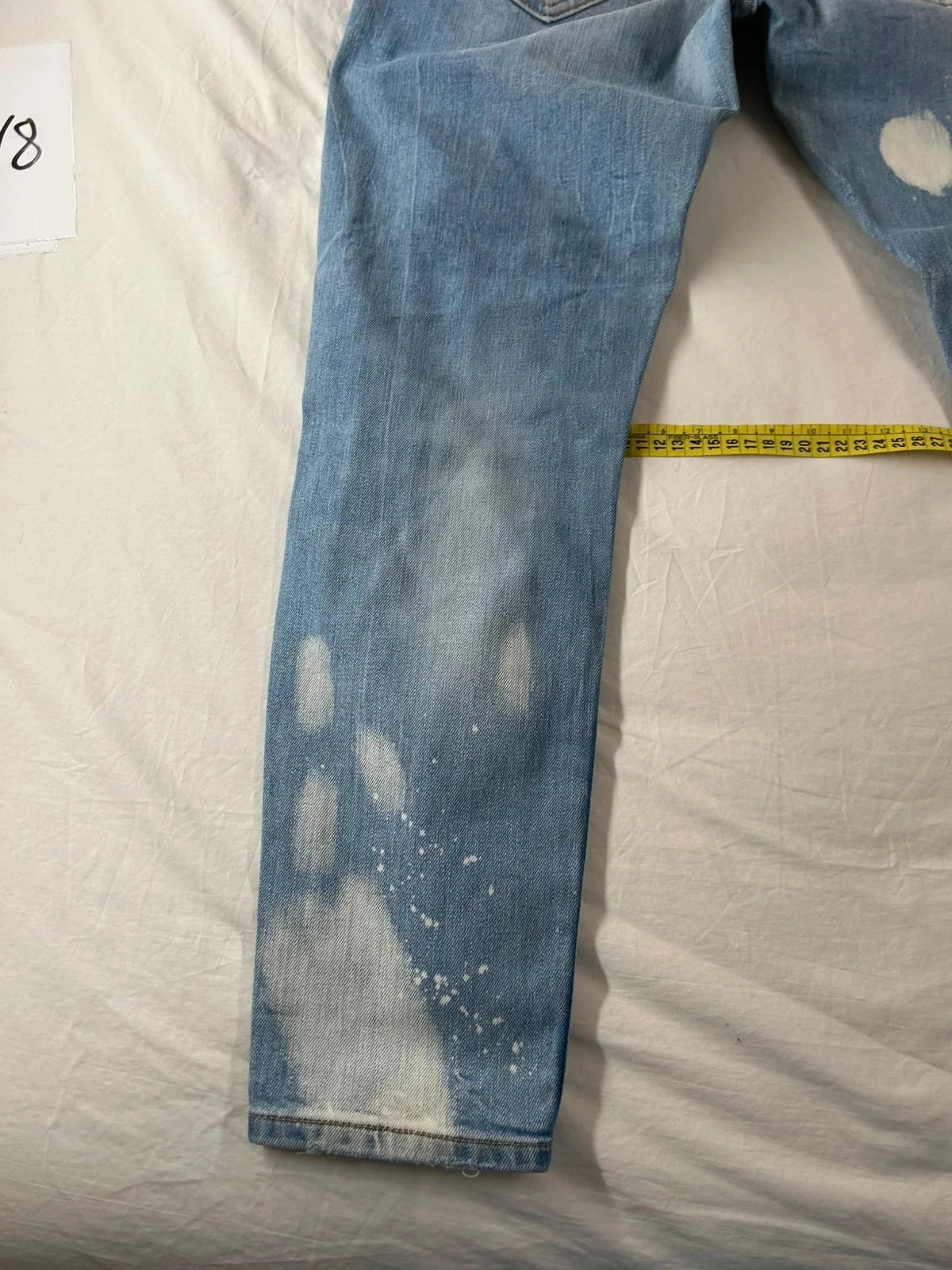 Light blue distressed Zara jeans – photo 11